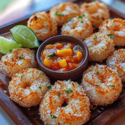 Imagine sinking your teeth into perfectly golden, crispy shrimp that transport you straight to a sun-kissed beach paradise. The Tropical Paradise Coconut Crusted Shrimp is not just a dish; it’s an experience that encapsulates the essence of tropical flavors and culinary creativity. This dish combines succulent shrimp with a crunchy coconut coating, offering a delightful contrast in texture and a burst of flavor with every bite.