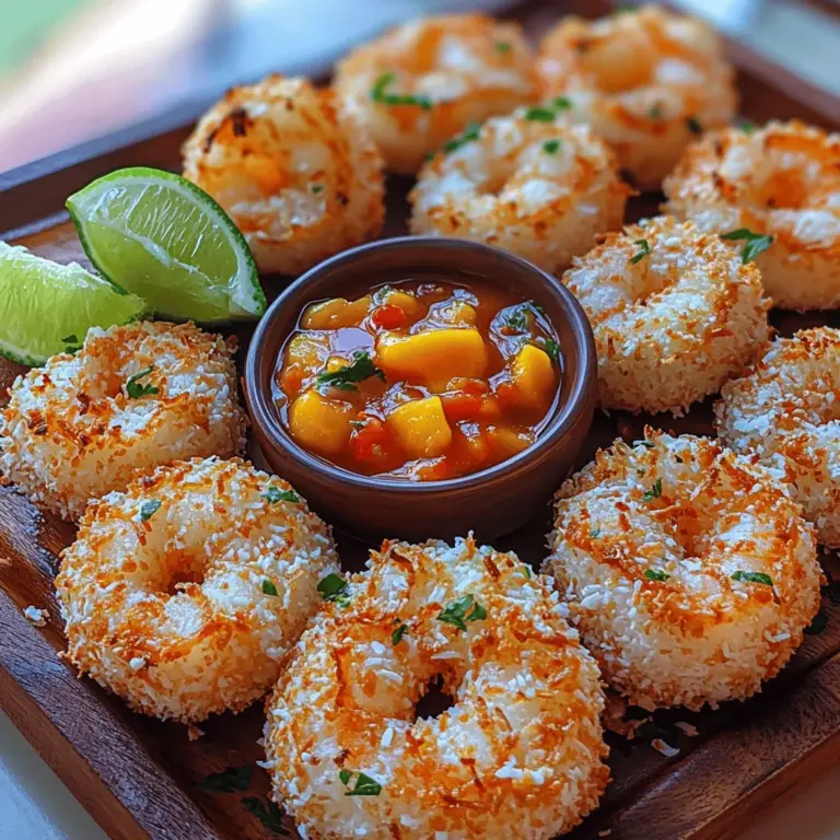 Imagine sinking your teeth into perfectly golden, crispy shrimp that transport you straight to a sun-kissed beach paradise. The Tropical Paradise Coconut Crusted Shrimp is not just a dish; it’s an experience that encapsulates the essence of tropical flavors and culinary creativity. This dish combines succulent shrimp with a crunchy coconut coating, offering a delightful contrast in texture and a burst of flavor with every bite.