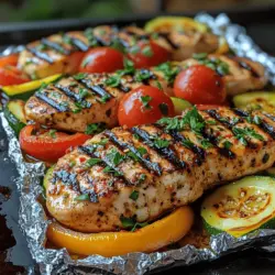 There’s something undeniably satisfying about the combination of grilled chicken and fresh vegetables. The smoky flavor from the grill, complemented by the natural sweetness of veggies, creates a dish that’s not just delicious but also visually appealing. Grilled chicken veggie foil packs have become a popular option for those looking to simplify meal prep while maximizing flavor. This method of cooking is not only convenient but also allows for a delightful meld of flavors and textures, making it an ideal choice for busy weeknights or outdoor gatherings.