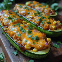 To create the perfect BBQ Chicken Zucchini Boats, it’s essential to understand the role of each ingredient in the recipe. Here’s a closer look at the main components: