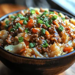 To create the perfect Egg Roll In A Bowl Delight, it’s essential to understand the role each ingredient plays in contributing to the dish's overall flavor and texture. Here, we delve into the key components that make this dish not only delicious but also nutritious.