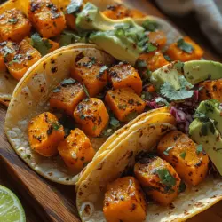 Tacos have long been celebrated for their versatility and ability to embrace a plethora of flavors. This recipe for Spicy Honey Roasted Butternut Squash Tacos stands out as a delightful plant-based option that combines the rich, earthy sweetness of butternut squash with a zesty kick from spices. The result is a harmonious blend that excites the palate, making these tacos a perfect choice for both vegetarians and meat-lovers alike.