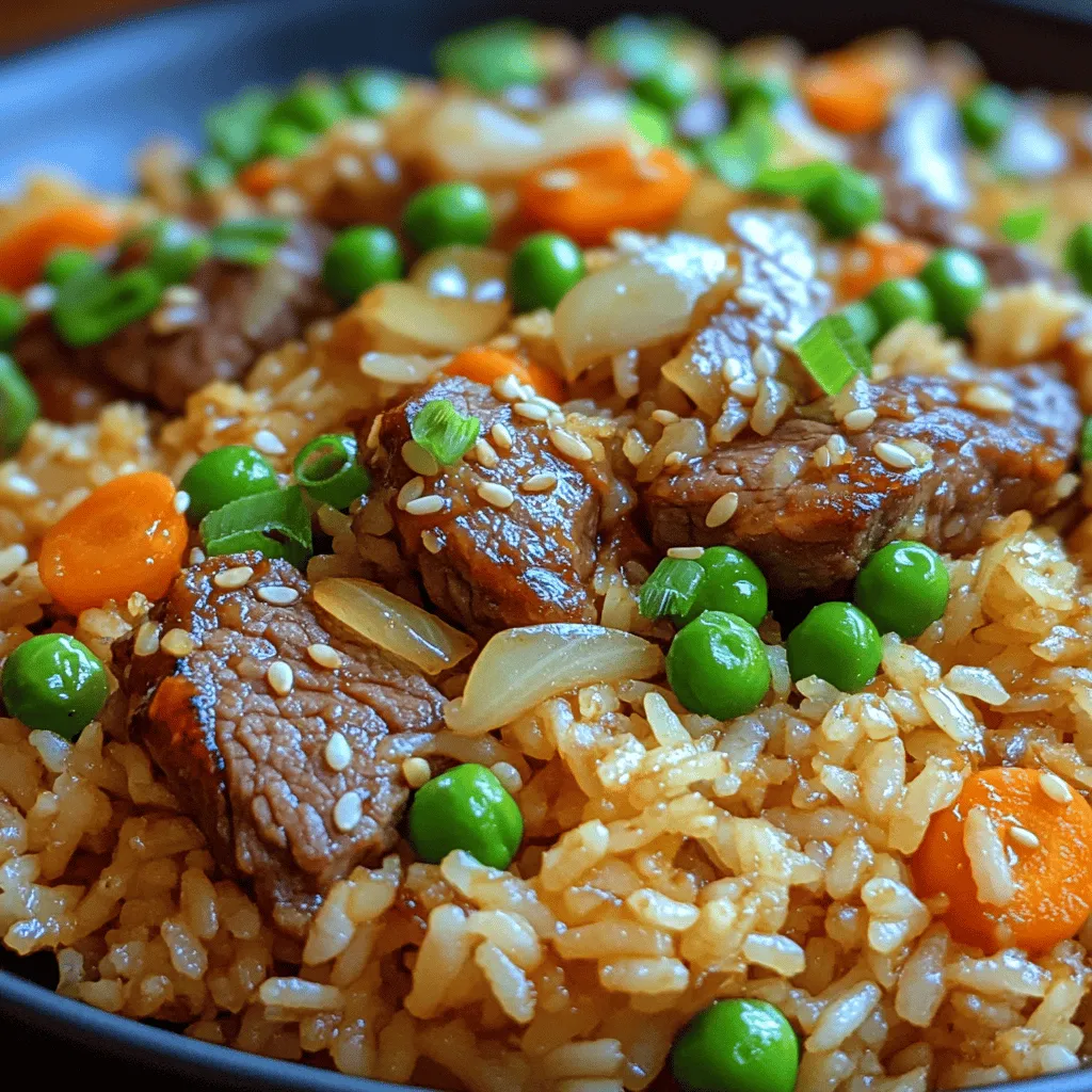 Fried rice is a beloved dish that transcends cultures, making it a staple in many households around the globe. Whether it's a quick weeknight meal or a way to repurpose leftover ingredients, fried rice stands out for its versatility and comforting flavors. Among the various iterations of this dish, Savory Onion Beef Fried Rice shines for its rich combination of tender beef, aromatic onions, and a medley of seasonings that come together in a delightful harmony.