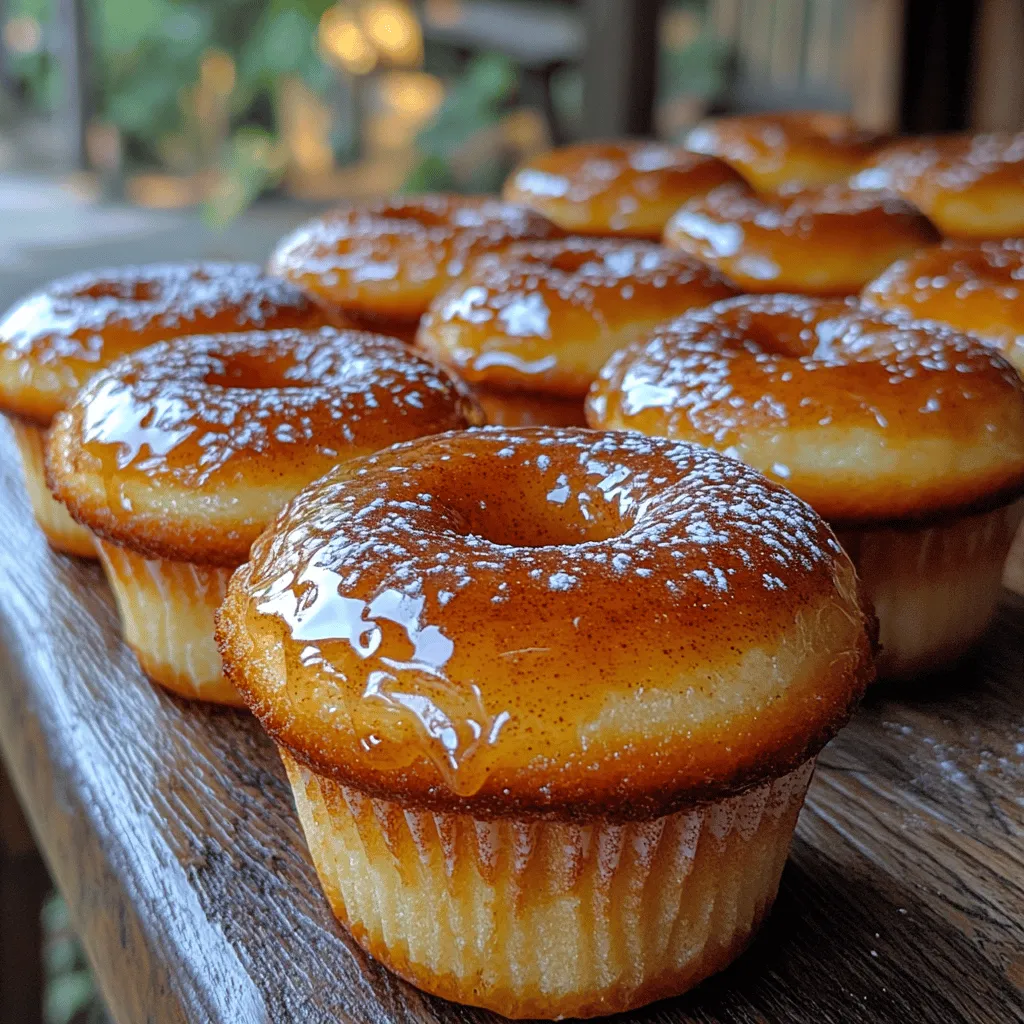 Introducing the delightful world of Maple Glazed Donut Muffins, where the irresistible flavors of a classic donut meet the comforting textures of a muffin. These sweet treats are not just your average breakfast item; they represent a unique fusion that elevates your morning routine, brunch gatherings, or any occasion that calls for a delightful indulgence. Imagine biting into a soft, fluffy muffin that carries the sweet essence of maple and a hint of warm spices—this is more than a simple pastry; it's a warm embrace that invites you to savor the moment.