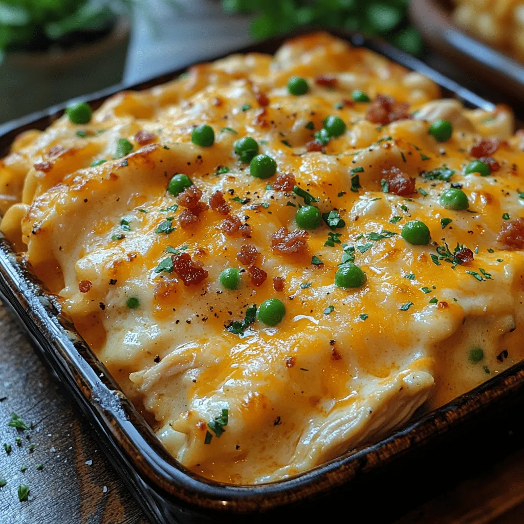 To create the perfect Creamy Chicken Bacon Ranch Casserole, it’s essential to understand the role each ingredient plays. This not only helps in crafting the right flavor profile but also ensures that your dish comes out perfectly every single time.