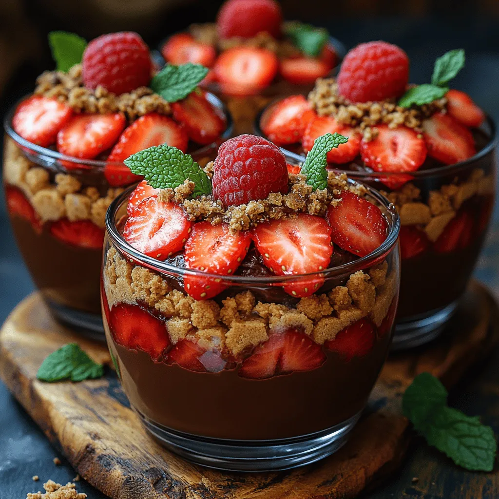 To create the perfect Choco-Luxe Mousse Parfaits, it’s essential to start with the right ingredients. Each component plays a crucial role in achieving the desired flavor and texture, ensuring that your mousse is not only delicious but also a delight to behold. Let’s take a closer look at the key ingredients that make this dessert truly irresistible.