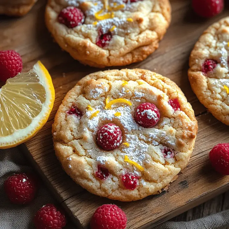 There’s something truly magical about the aroma of freshly baked cookies wafting through your home. The joy of baking is more than just a culinary task; it’s an experience that brings people together. Whether you're an amateur baker or a seasoned pro, cookies have a special way of evoking nostalgia and delight. Today, we’re diving into a delectable recipe: Zesty Lemon Raspberry Delights. These cookies are not only a feast for the taste buds but also a visual delight, showcasing a vibrant color palette that makes them perfect for any occasion.