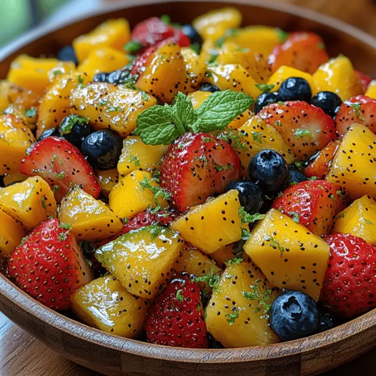 Fruit salads have long been celebrated as a refreshing and nutritious dish, perfect for any occasion. Whether served as a light breakfast, a vibrant side for a summer barbecue, or a guilt-free dessert, fruit salads bring a burst of flavor and color to the table. Among the myriad of fruit salad variations, the Tropical Honey Lime Fruit Salad stands out with its enticing combination of exotic flavors and natural sweetness.