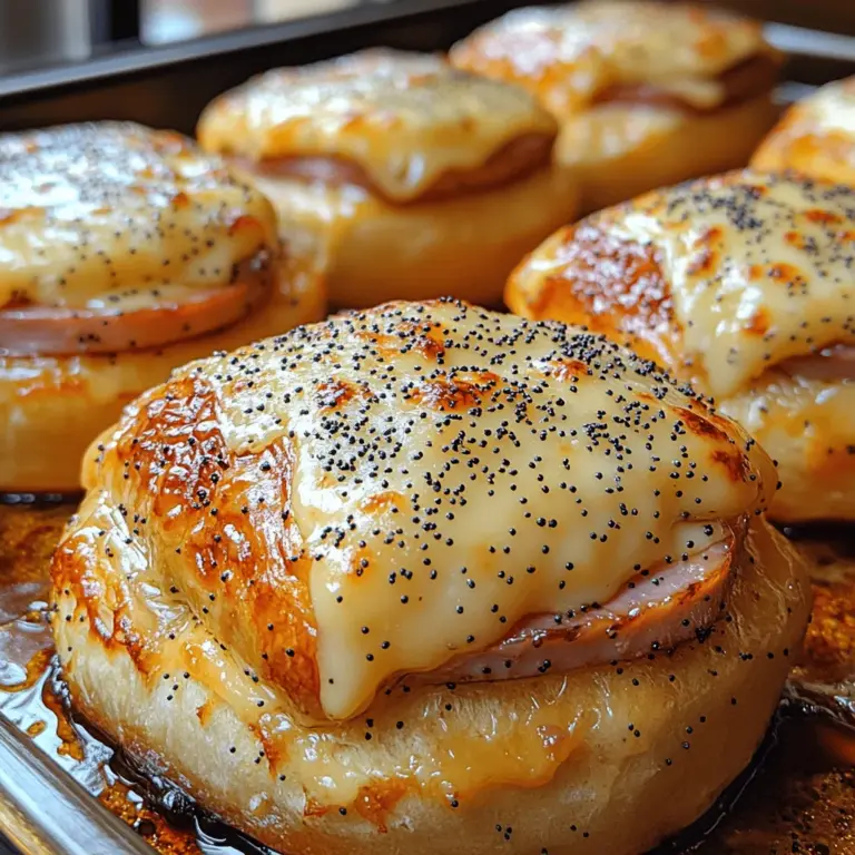 If you're searching for the perfect crowd-pleasing dish that can elevate any gathering, look no further than Melty Ham & Cheese Sliders. These delightful mini sandwiches pack a punch of flavor and are incredibly easy to prepare, making them an ideal choice for parties, game days, or casual family dinners. The combination of savory ham, gooey Swiss cheese, and a buttery topping creates a mouthwatering treat that will have everyone coming back for seconds.