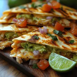 To achieve the perfect Avocado Chicken Quesadilla Melts, it’s essential to focus on the quality and selection of ingredients. Each component plays a significant role in enhancing the overall flavor and texture of the dish. Let’s explore the key ingredients that make this recipe truly special.