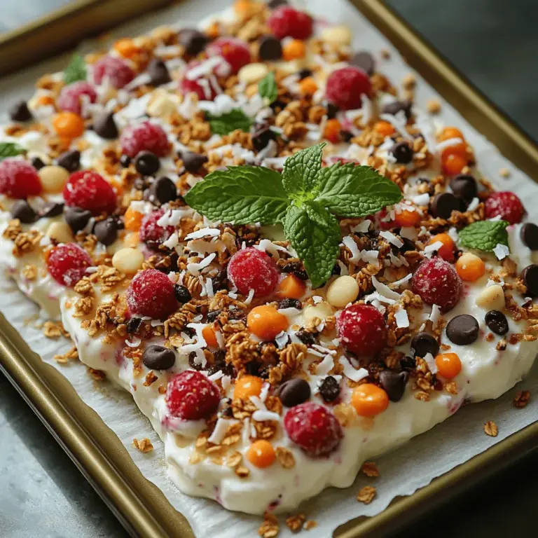 If you’re looking for a healthy, delicious treat that satisfies your sweet tooth while keeping your dietary goals in check, look no further than frozen yogurt bark. This delightful snack is not only easy to make but also allows for endless customization, making it appealing to a variety of dietary preferences. Whether you are vegan, gluten-free, or just looking to cut down on sugar, frozen yogurt bark can be tailored to meet your needs.