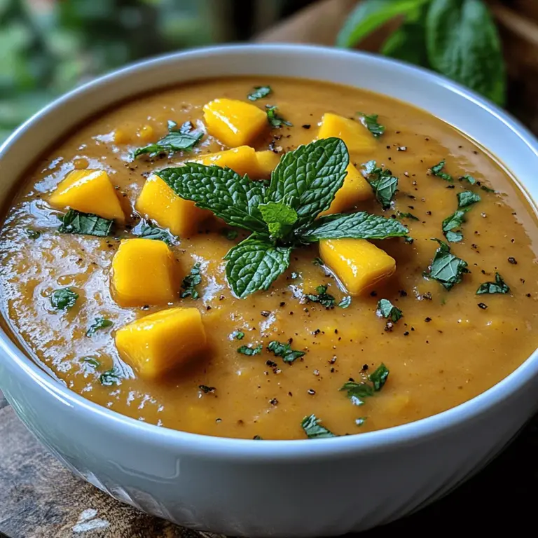 As the temperatures rise and summer beckons, the desire for lighter, refreshing meals takes center stage in kitchens worldwide. One dish that perfectly embodies this craving is chilled soups, offering a delightful way to beat the heat while tantalizing your taste buds. Among the myriad chilled soup options, Refreshing Chilled Mango Soup with Mint stands out as a vibrant, flavorful choice that encapsulates the essence of summer in every spoonful.