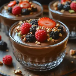 In recent years, vegan desserts have surged in popularity, captivating the hearts and taste buds of those who seek indulgence without compromising their dietary choices. With an increasing number of individuals embracing plant-based diets, the culinary world has responded by reinventing traditional favorites into vegan-friendly alternatives. One such delightful creation is the Creamy Dreamy Vegan Chocolate Avocado Mousse—a dessert that not only satisfies your chocolate cravings but also nourishes your body with wholesome ingredients.