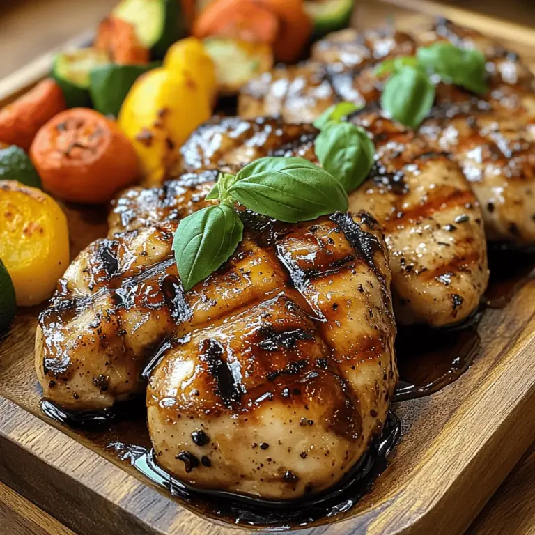 When it comes to creating a meal that is both simple and incredibly flavorful, few dishes can compete with Balsamic Glazed Chicken. This dish is a delightful combination of juicy chicken breasts coated in a rich, tangy balsamic glaze that elevates the flavor profile to new heights. The appeal of Balsamic Glazed Chicken lies not just in its taste but also in its versatility; it can serve as an elegant centerpiece for a dinner party or a quick, satisfying weeknight meal.