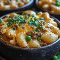 At the heart of Creamy Beef and Shells is the combination of ground beef and medium shell pasta. Ground beef serves as a flavorful and protein-packed base, enriching the dish with its savory taste and satisfying texture. When selecting your ground beef, consider using a leaner variety (such as 80/20) to reduce excess grease while still retaining flavor. The medium shell pasta, with its unique shape, is perfect for holding onto the creamy sauce, making each bite a delightful experience.
