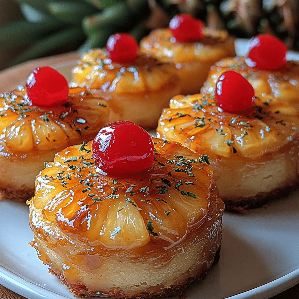 Indulge in the tropical flavors of the Tropical Delight Pineapple Upside Down Mini Cakes, a delightful dessert that captures the essence of summer in every bite. Perfect for gatherings, celebrations, or simply as a sweet treat for yourself, these mini cakes combine the rich sweetness of caramelized pineapple with the lightness of fluffy cake. The vibrant colors and the inviting aroma make them a visual and sensory delight. In this article, we will explore the recipe in detail, providing you with all the necessary steps and insights to create these delectable mini cakes from scratch.