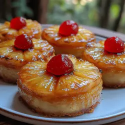 Indulge in the tropical flavors of the Tropical Delight Pineapple Upside Down Mini Cakes, a delightful dessert that captures the essence of summer in every bite. Perfect for gatherings, celebrations, or simply as a sweet treat for yourself, these mini cakes combine the rich sweetness of caramelized pineapple with the lightness of fluffy cake. The vibrant colors and the inviting aroma make them a visual and sensory delight. In this article, we will explore the recipe in detail, providing you with all the necessary steps and insights to create these delectable mini cakes from scratch.