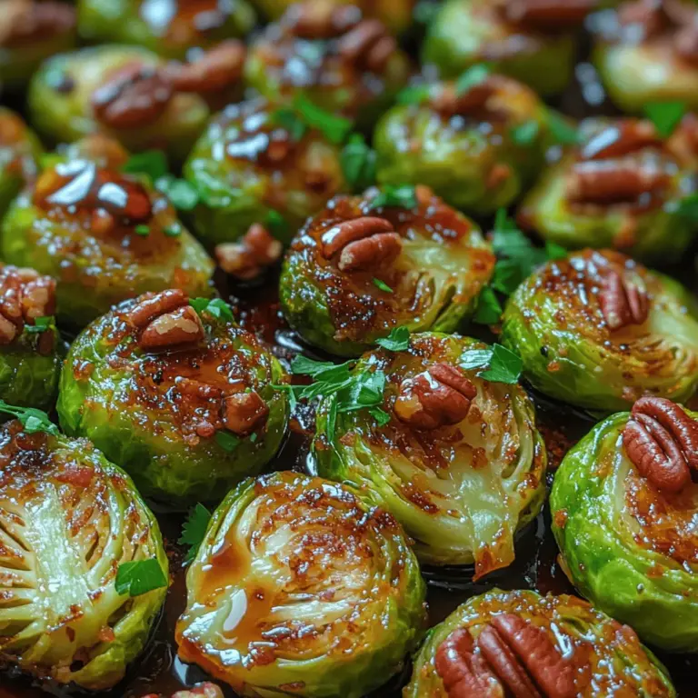 Maple Bacon Brussels Sprouts is a dish that perfectly encapsulates the essence of comfort food while offering a refreshing twist on traditional vegetable sides. With their crisp texture and delightful sweetness from the maple syrup, these Brussels sprouts have become a favorite in households looking to elevate their vegetable game. This recipe stands out not just for its mouthwatering flavor combination of sweet and savory but also for its visually appealing presentation, making it an excellent choice for both everyday meals and special occasions.