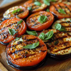 The heart of any great dish is its ingredients, and Grilled Eggplant Caprese is no exception. Each component plays a vital role in creating the harmonious blend of flavors that defines this recipe.