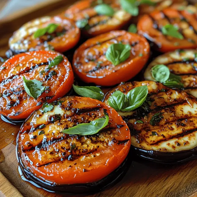 The heart of any great dish is its ingredients, and Grilled Eggplant Caprese is no exception. Each component plays a vital role in creating the harmonious blend of flavors that defines this recipe.