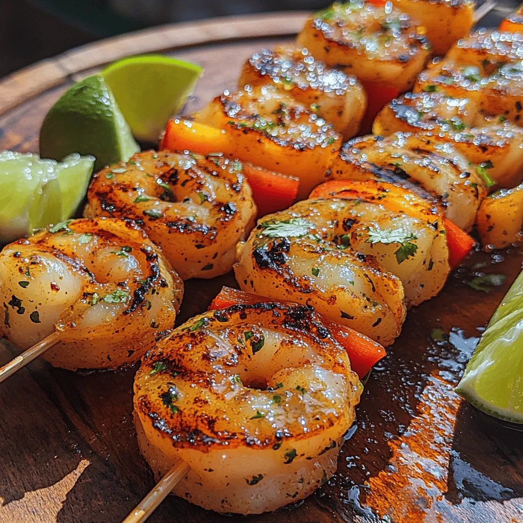 To create perfect Grilled Shrimp & Peach Skewers, it's essential to have a good grasp of the ingredients involved. Each component plays a crucial role in building flavor and texture, contributing to the overall success of the dish.