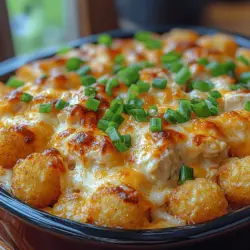 Comfort food is defined as dishes that provide nostalgia, warmth, and a sense of home. They often remind us of special moments—perhaps a family gathering around the table or a cozy evening spent watching movies. The Cheesy Chicken Tater Tot Bake is a perfect example of this category. Tater tot casserole has long been a favorite in many households, evoking memories of childhood dinners and family celebrations. The combination of flavors and textures brings a sense of familiarity and contentment that is hard to resist.
