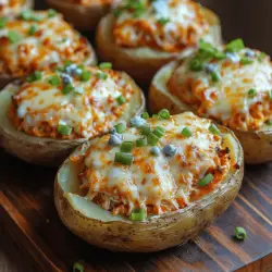 To create the ultimate Spicy Buffalo Bliss Stuffed Potatoes, it’s essential to understand the role of each key ingredient. This recipe is not just about throwing a few items together; the right components work in harmony to deliver that perfect balance of flavors and textures.