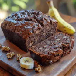 Banana bread is a cherished classic in the realm of baked goods, celebrated for its moist texture and comforting flavors. However, when you add a twist of rich chocolate, you elevate this beloved comfort food into something truly indulgent. Enter the Decadent Double Chocolate Banana Bread, a sweet treat that combines the natural sweetness of ripe bananas with the luxuriousness of double chocolate. This recipe not only transforms a simple loaf into a showstopper but also fills your kitchen with a delightful aroma that beckons friends and family to gather around.