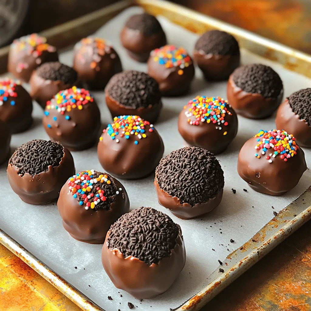 If you’re looking for a dessert that combines simplicity and indulgence, look no further than Oreo Cookie Truffles. These bite-sized delights are beloved for their rich flavor and creamy texture, making them a favorite treat for both kids and adults alike. The best part? They require no baking, which means you can whip them up in no time, even on the busiest of days. Whether you’re preparing for a birthday celebration, holiday gathering, or simply craving something sweet, these truffles are versatile enough to be the perfect treat for any occasion. Their ease of preparation paired with a delightful taste makes Oreo Cookie Truffles an irresistible option for dessert lovers everywhere.