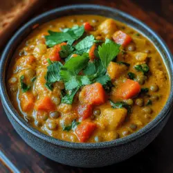 Welcome to the world of vibrant flavors and nourishing ingredients with our Tropical Delight Coconut Curry Lentil Stew. This recipe is not just a dish; it’s an experience that transports you to sun-soaked shores lined with swaying palm trees, where the rhythm of life is as soothing as the gentle waves lapping against the coast. With its rich tapestry of flavors and textures, this stew encapsulates the essence of tropical cuisine, merging the heartiness of lentils with the creaminess of coconut milk and the warmth of aromatic spices.