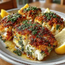 In the realm of quick and delectable weeknight meals, Garlic Parmesan Crusted Tilapia Bake emerges as a standout choice for seafood enthusiasts and busy families alike. This delightful recipe combines the mild flavor of tilapia with a crispy, golden-brown topping, resulting in a dish that not only satisfies the taste buds but also provides a nutritious alternative to heavier options. With its ease of preparation and minimal cooking time, this dish is perfect for those hectic evenings when you crave something both wholesome and satisfying.