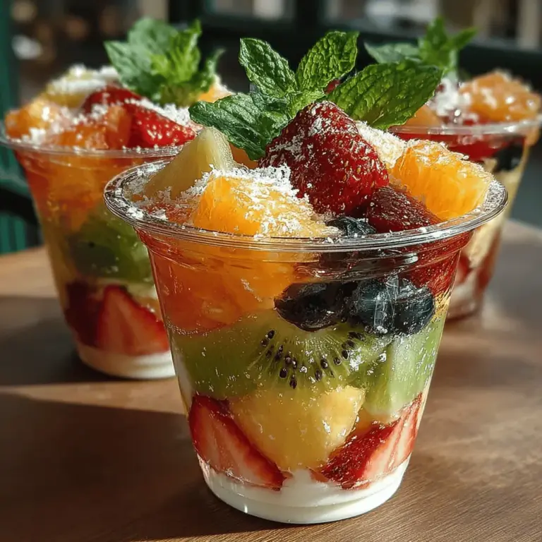 In a culinary landscape often dominated by rich and indulgent desserts, finding a recipe that strikes the perfect balance between indulgence and nutrition can be challenging. Enter Frosty Fruit Fiesta Cups, a delightful and colorful treat that not only pleases the palate but also nourishes the body. These cups, brimming with a medley of fresh fruits, offer a refreshing alternative to traditional desserts, making them an ideal choice for summer gatherings, picnics, or a simple snack to beat the heat.