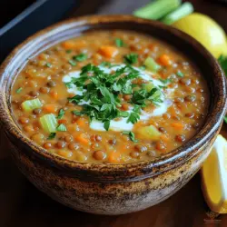 When the weather turns chilly or you’re simply in need of a warm, nourishing meal, there’s nothing quite like a bowl of lentil soup. This humble dish has earned a special place in kitchens around the world, celebrated not only for its comforting qualities but also for its hearty and satisfying nature. Among the myriad of lentil soup recipes, the Creamy Garlic Lentil Soup Delight stands out as a particularly luscious option, merging the earthy flavors of lentils with the rich, aromatic essence of garlic.