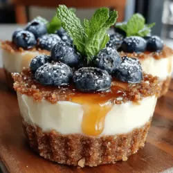 As the sun begins to shine and the days grow warmer, there's nothing quite like a refreshing dessert to brighten the occasion. Enter the "Citrusy Delight: No-Bake Lemon Blueberry Cups." This delightful recipe combines the zesty brightness of fresh lemons with the sweet, juicy burst of blueberries, all wrapped in a creamy, dreamy filling. It’s a dessert that not only tantalizes the taste buds but also offers a visual appeal that makes it perfect for any gathering.