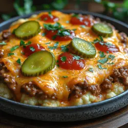 In recent years, the popularity of low-carb diets has surged, with many individuals seeking delicious alternatives to traditional comfort foods. For those who crave the rich, savory flavors of a classic cheeseburger but wish to limit their carbohydrate intake, the Low-Carb Cheeseburger Casserole presents a perfect solution. This hearty and satisfying dish combines the beloved taste of cheeseburgers with the convenience of a casserole, making it an ideal option for busy weeknights or family gatherings.