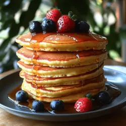 Imagine waking up to a breakfast that not only tantalizes your taste buds but also fills your kitchen with a delightful aroma. Zesty fluffy lemon ricotta pancakes are just that—a perfect morning indulgence that combines the lightness of ricotta cheese with the bright, refreshing zing of lemon. This recipe elevates the classic pancake to new heights, making it a popular choice in many households and brunch spots.
