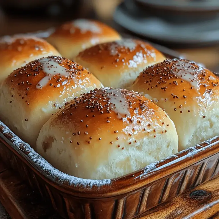 Parker House rolls are a classic American bread, beloved for their soft texture and buttery flavor. These tender rolls, which originated in the 19th century at the Parker House Hotel in Boston, have become a staple at family gatherings, holiday feasts, and restaurant tables alike. Their unique fold-and-butter technique not only creates a delightful flavor but also results in a fluffy, pillowy interior that is simply irresistible.