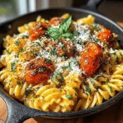 Discover the delicious and comforting flavors of Creamy Roasted Tomato Lentil Pasta, a dish that beautifully combines the richness of roasted tomatoes with the heartiness of lentils. This recipe is perfect for anyone looking for a satisfying meal that’s both nutritious and full of flavor. Whether you’re a busy parent or a culinary enthusiast, this easy-to-follow recipe will become a staple in your kitchen. In this article, we will explore the ingredients, cooking techniques, and variations that make this pasta dish a must-try.