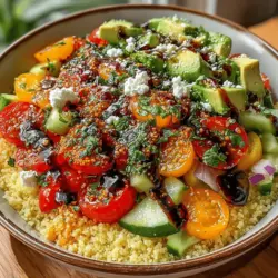 As summer approaches and the temperatures rise, light and refreshing meals become more appealing. Chilled Tomato Basil Couscous Bowls are the perfect dish to enjoy during those balmy months. This vibrant salad not only showcases the beauty of fresh seasonal ingredients but also offers a burst of flavor that can brighten any meal. With its colorful array of vegetables and the comforting texture of couscous, this dish is not only a feast for the eyes but also a celebration of health and nutrition.
