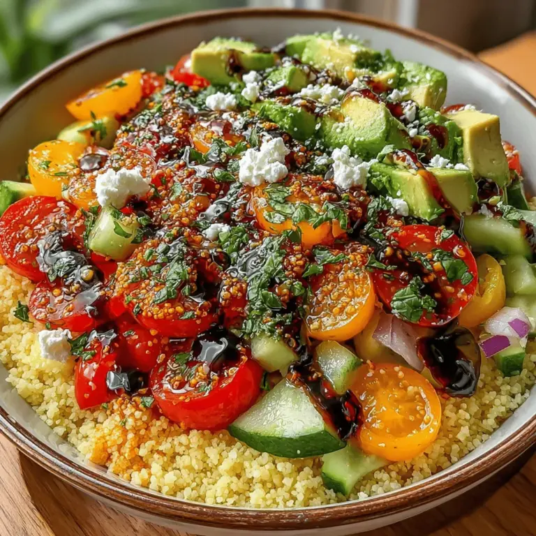 As summer approaches and the temperatures rise, light and refreshing meals become more appealing. Chilled Tomato Basil Couscous Bowls are the perfect dish to enjoy during those balmy months. This vibrant salad not only showcases the beauty of fresh seasonal ingredients but also offers a burst of flavor that can brighten any meal. With its colorful array of vegetables and the comforting texture of couscous, this dish is not only a feast for the eyes but also a celebration of health and nutrition.