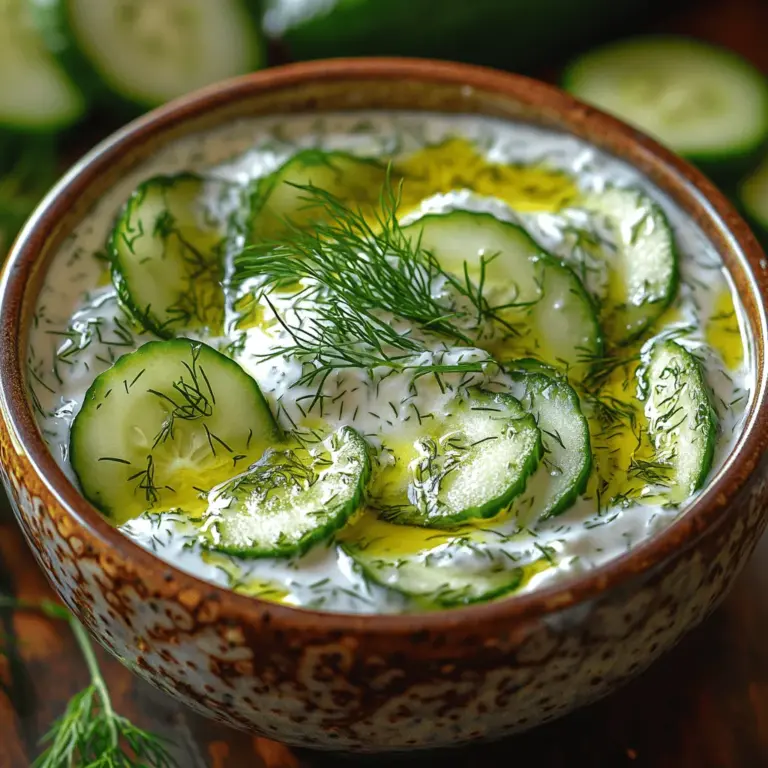 In the vibrant landscape of culinary delights, few dishes are as universally appealing as a refreshing dip. Today, we're shining the spotlight on a particular favorite: the Creamy Cucumber Yogurt Dip. This delectable concoction combines the crisp, cool essence of fresh cucumbers with the rich, velvety texture of Greek yogurt, resulting in a dip that is not only delicious but also versatile. Perfect for summer gatherings, casual get-togethers, or even as a healthy snack option, this creamy cucumber dip is destined to become a staple in your repertoire.