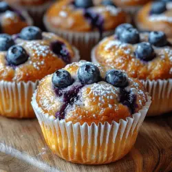 Before we dive into the preparation steps, let’s take a closer look at the key ingredients that make these Fluffy Blueberry Ricotta Muffins so special. Each component plays an essential role in not just the flavor but also the overall texture and nutritional value of the muffins.