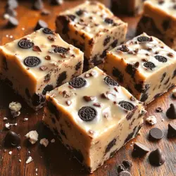 No-bake desserts have taken the culinary world by storm, captivating dessert lovers with their simplicity and deliciousness. There’s something incredibly appealing about a sweet treat that doesn’t require an oven, making it a go-to option for both novice bakers and seasoned chefs alike. Among the plethora of no-bake recipes, Decadent No-Bake Oreo Cookie Dough Bars stand out for their rich flavors and comforting textures. These bars combine the beloved taste of cookie dough with crunchy Oreo cookies, offering a delightful indulgence that’s hard to resist.