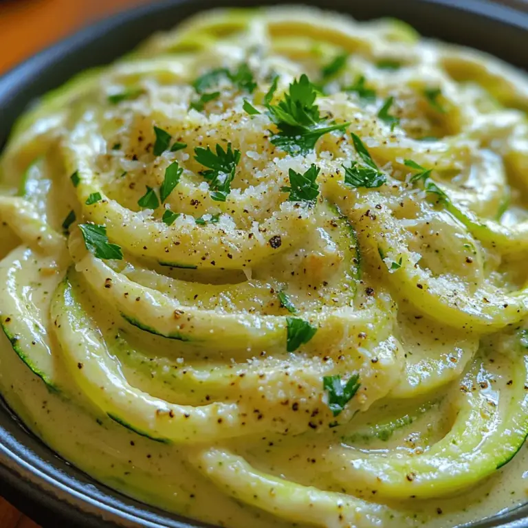 In the ever-evolving landscape of culinary experiences, zucchini noodles, or "zoodles," have emerged as a delightful alternative to traditional pasta. This vegetable-based innovation offers a myriad of health benefits, including low calories and high fiber content, making it a popular choice among health-conscious individuals and those exploring plant-based diets. The Zesty Creamy Zucchini Noodle Alfredo stands out as a particularly appealing option, marrying the comfort of creamy pasta dishes with the nutritional advantages of fresh vegetables.