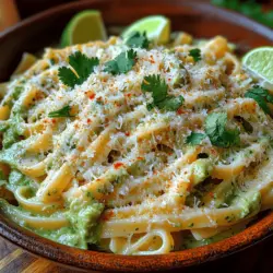 In the vast world of pasta dishes, few can rival the vibrant and refreshing appeal of Creamy Cilantro Lime Pasta. This dish is a delightful fusion of creamy textures and zesty flavors, making it an ideal choice for any occasion, whether you're hosting a dinner party or simply looking to elevate your weeknight meals. Each bite offers a rich, satisfying experience, accentuated by the bright notes of lime and the fresh, herbaceous undertones of cilantro.