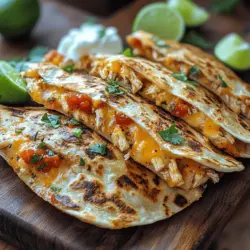 In the realm of quick and satisfying meals, few dishes rival the crispy chicken taco quesadilla. This delightful fusion of flavors combines the comforting elements of a quesadilla with the zest of taco spices, making it a favorite for both families and gatherings. With a crunchy exterior and a savory filling, these quesadillas are not just easy to prepare but also customizable to suit individual tastes. Whether enjoyed as a weeknight dinner or a party appetizer, this recipe promises to deliver a mouthwatering experience that everyone will love.