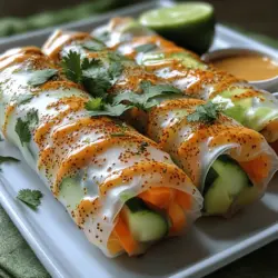 Crispy Garden Delight Spring Rolls are not just a dish; they represent a celebration of fresh, vibrant ingredients wrapped in a delicate and crispy exterior. This delightful recipe is perfect for those seeking a healthy snack, an appealing appetizer for gatherings, or even a light meal that doesn't compromise on flavor. The beauty of spring rolls lies in their versatility; they can be easily tailored to suit various tastes and dietary preferences, making them an ideal choice for anyone looking to incorporate more vegetables into their diet.