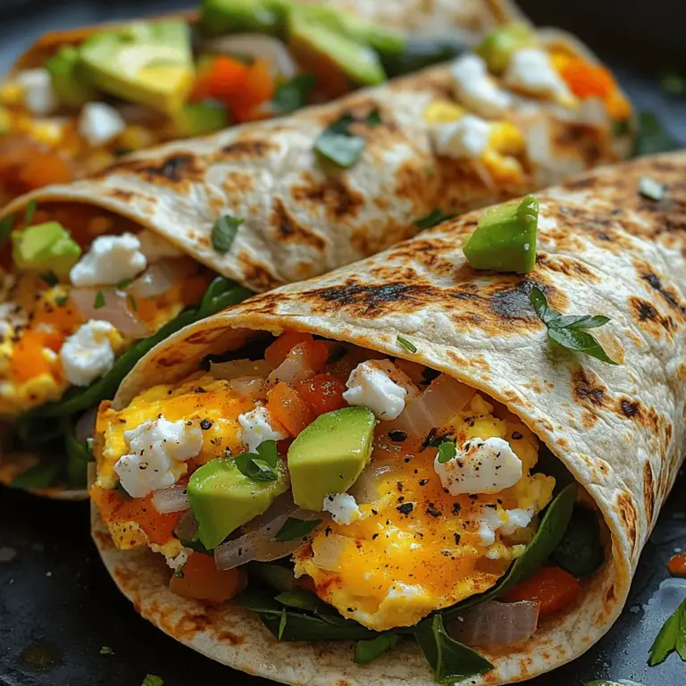 In the hustle and bustle of modern life, finding a breakfast option that is both convenient and satisfying can often feel like a challenge. Breakfast wraps have emerged as a popular solution, offering a delightful combination of flavors and textures all wrapped up in one easy-to-eat package. Among the myriad of breakfast wrap recipes, the Crispy Feta Egg Breakfast Wrap stands out for its unique twist—infusing creamy feta cheese and fresh vegetables into the classic egg filling. This dish not only tantalizes your taste buds but also serves as a nutritious, energizing start to your day.