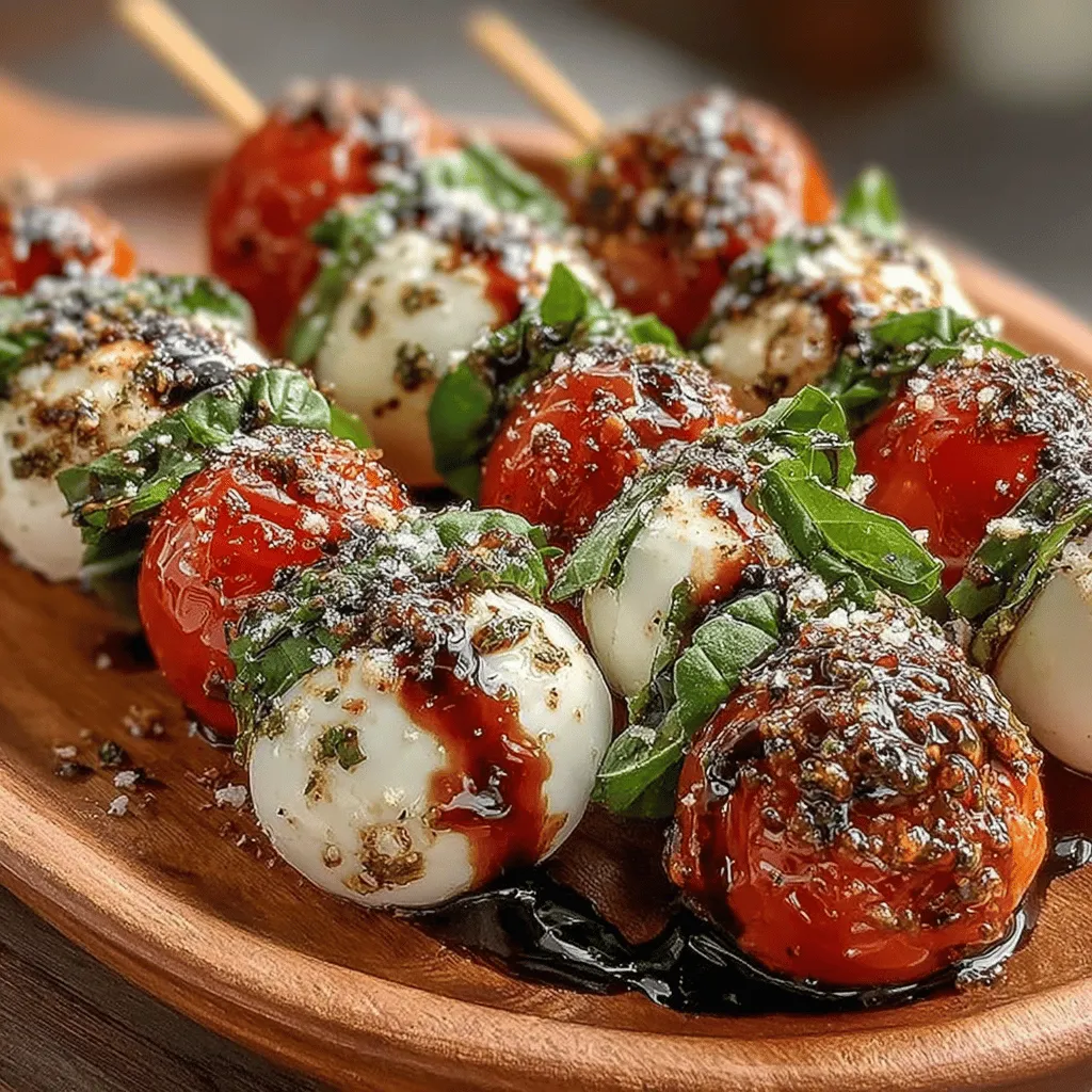Caprese dishes have long captivated food enthusiasts around the world, celebrated for their vibrant colors and fresh flavors. Originating from Italy, the classic Caprese salad combines ripe tomatoes, creamy mozzarella, and fragrant basil, creating a harmonious balance that is both visually appealing and delicious. As a delightful twist on this traditional favorite, chilled Caprese skewers offer a refreshing appetizer or snack that is perfect for warm-weather gatherings, picnics, or even as a light meal.