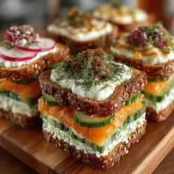 As the temperatures rise and the days stretch longer, the craving for light and refreshing meals becomes all the more pronounced. Summer is a time for gatherings, picnics, and outdoor entertaining, where the food served should be as vibrant and invigorating as the season itself. Enter the Refreshing Cucumber Delight Sandwiches—an ideal blend of crisp vegetables and creamy textures that encapsulate the essence of summer dining. These sandwiches not only appeal to the palate but also offer a satisfying crunch that makes them a hit at any gathering.